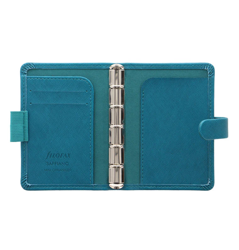 Organiseur FILOFAX Saffiano - Mini - Aquamarine