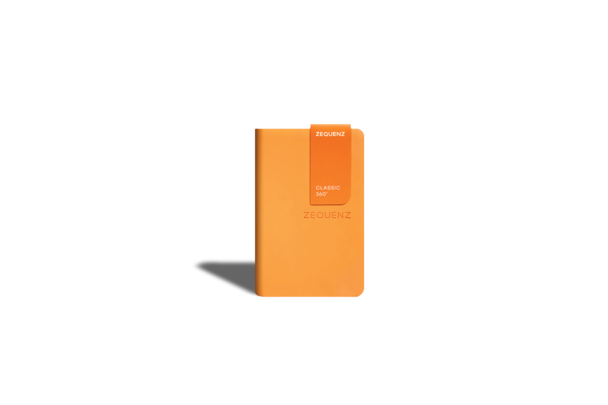 Carnet ZEQUENZ The Color - A7 - Quadrillé - Apricot
