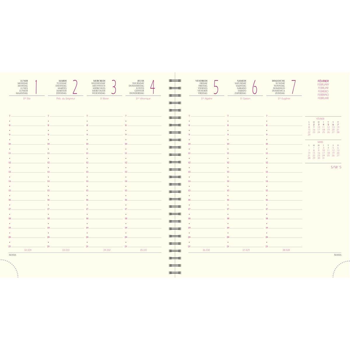 Agenda 2025 - 2026 EXACOMPTA SAD 18S - 15 x 17 cm - 1 semaine sur 2 pages - Orientation verticale - Vérone noir - 3660942032025