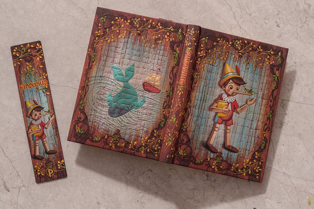 Agenda 2027 PAPERBLANKS Carlo Collodi, Pinocchio - 1 semaine sur 2 pages - Maxi - Hardcover - Horizontal - 176p - 9780349720876