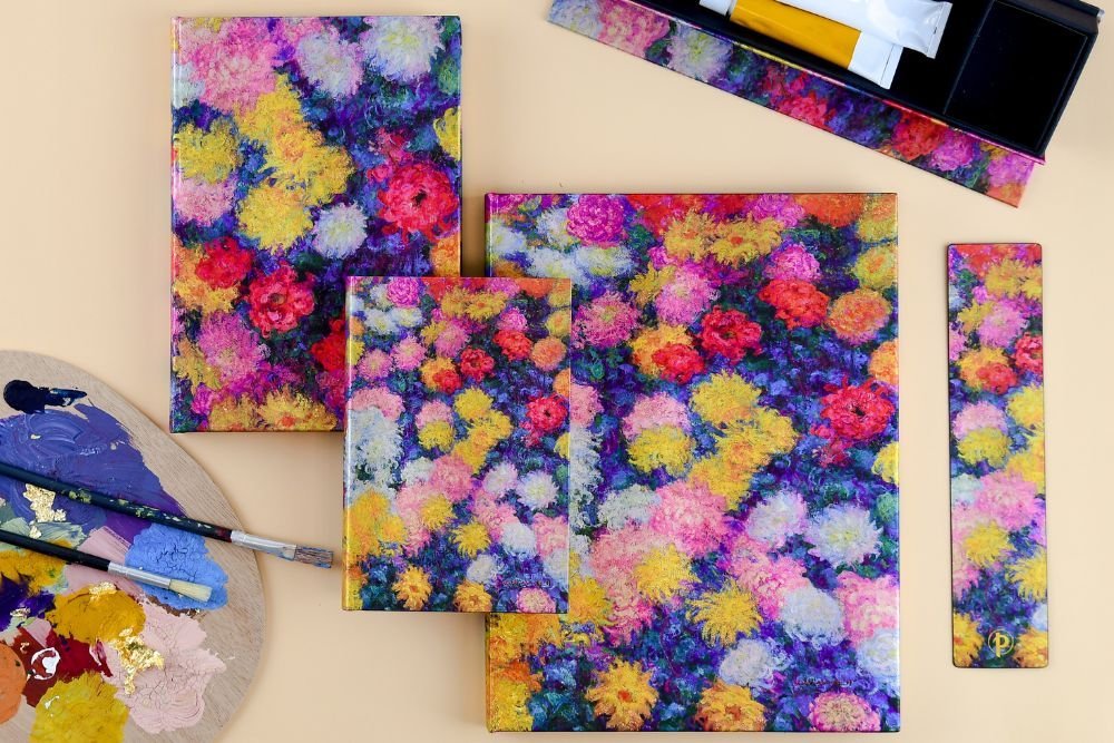 Agenda 2027 PAPERBLANKS Les Chrysanthèmes de Monet - 1 semaine sur 2 pages - Maxi - Hardcover - Vertical - 176p - 9780349720913