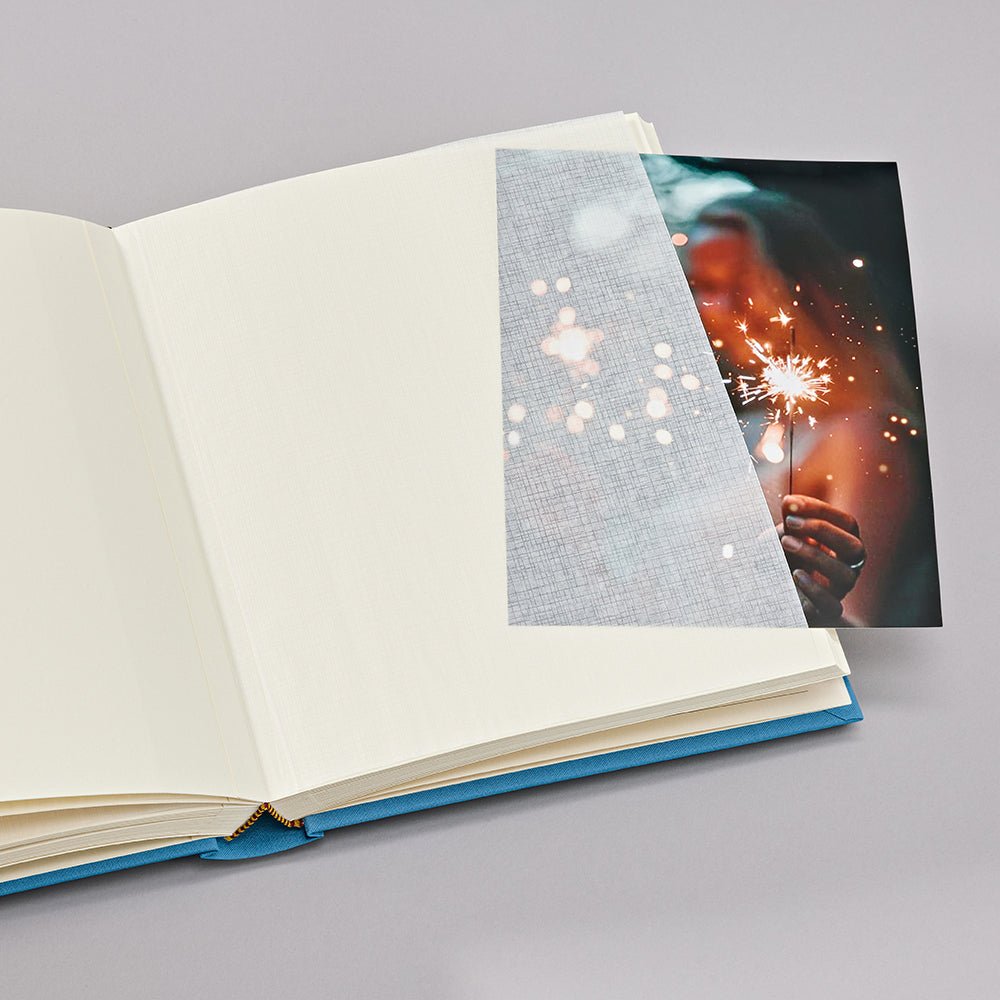 Album photo SEMIKOLON Classic Medium - 21.6 x 25.5 cm - 80 pages - Azzurro - 4004117531286