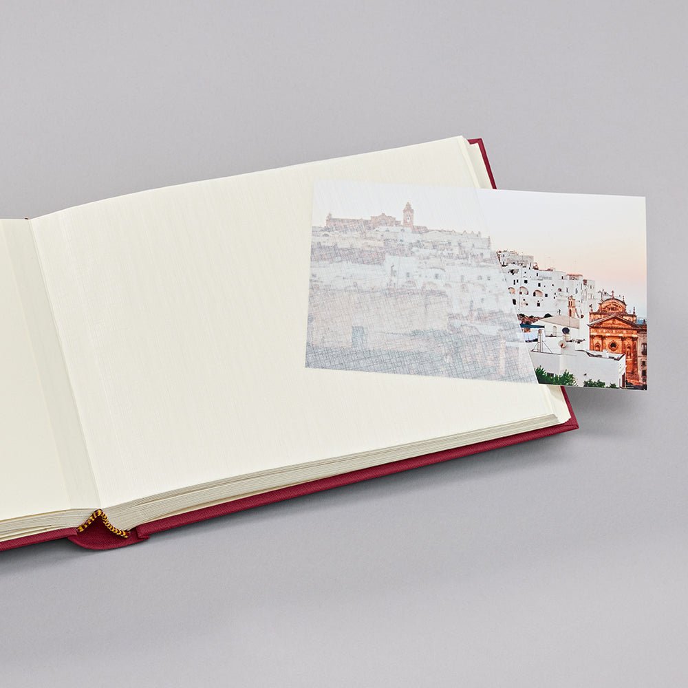 Album photo SEMIKOLON Classic Small - 21.5 x 16 cm - 80 pages - Burgundy - 4250053620052