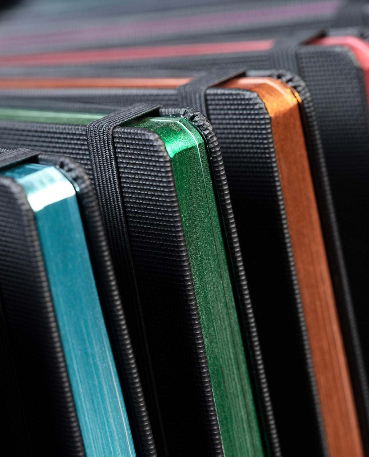 Carnet CASTELLI MILANO All Metal - 13 x 21 cm - Hardcover - Ligné - Green - 8056149954690