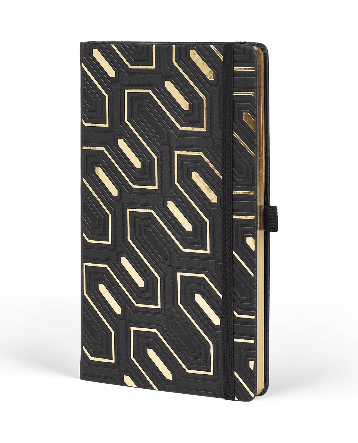 Carnet CASTELLI MILANO Gold - 19 x 25 cm - Hardcover - Ligné - Obelisk - 8056149955581