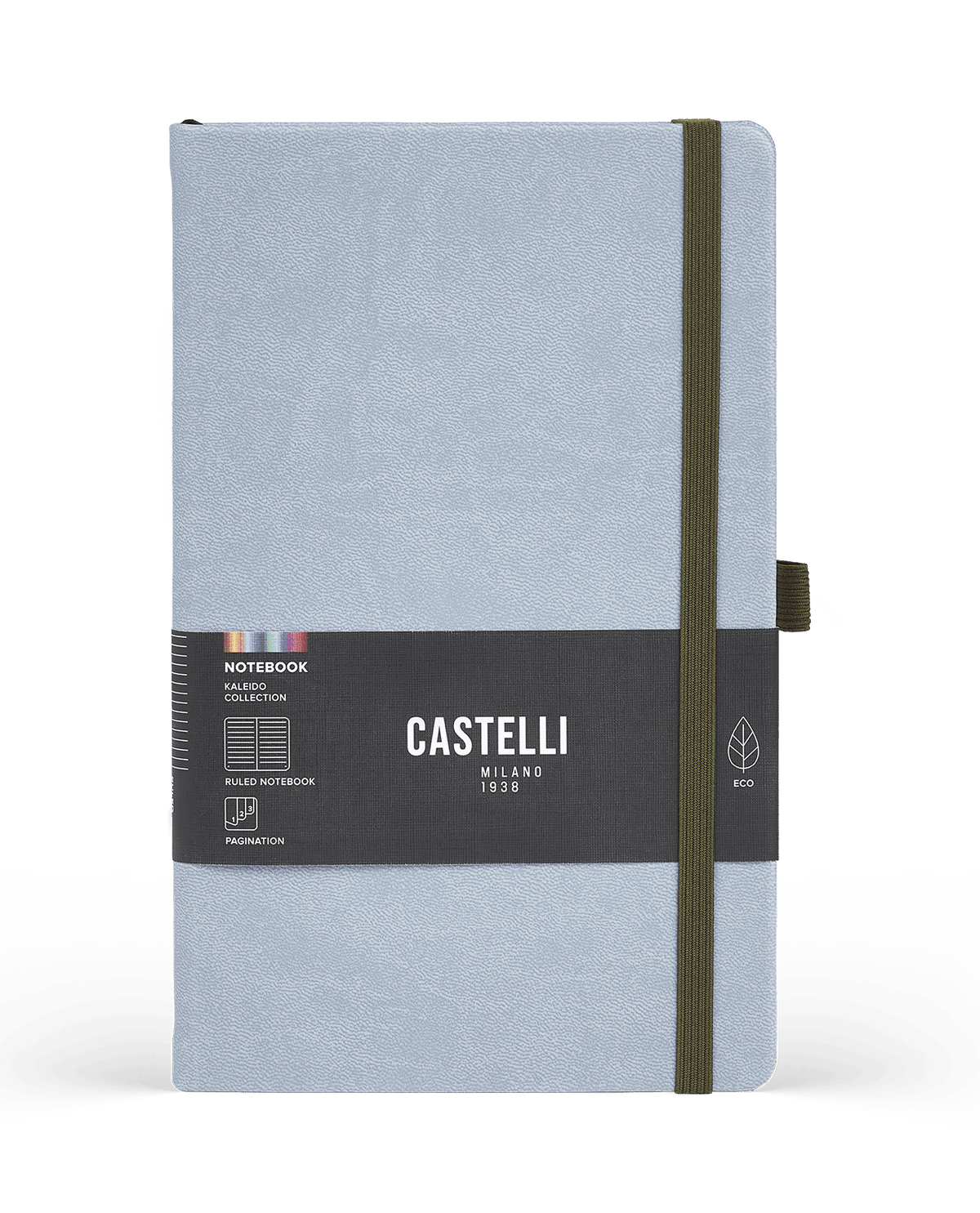 Carnet CASTELLI MILANO Kaleido - 19 x 25 cm - Hardcover - Ligné - Steel - 8056149953853