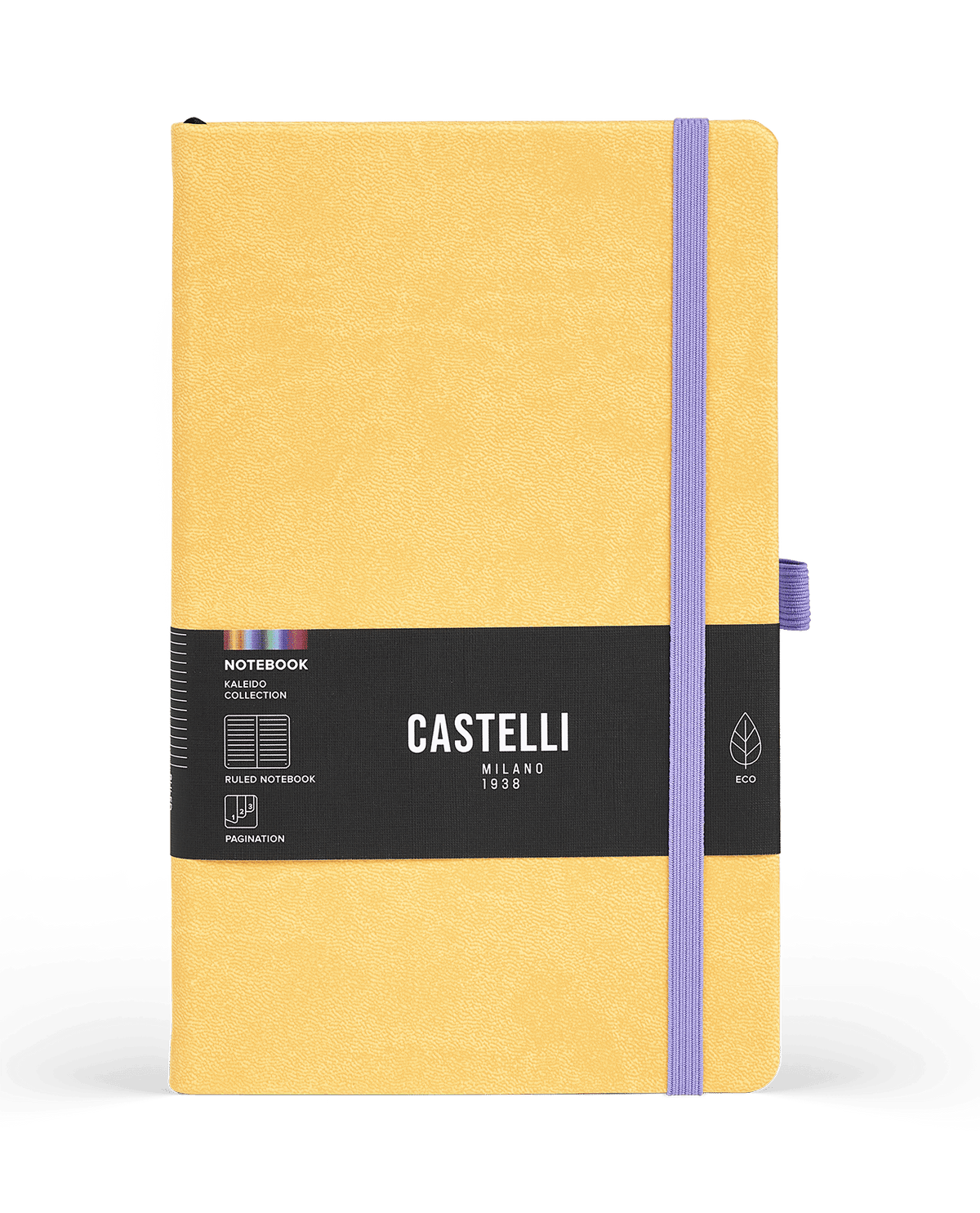 Carnet CASTELLI MILANO Kaleido - 19 x 25 cm - Hardcover - Ligné - Sunflower - 8056149953907