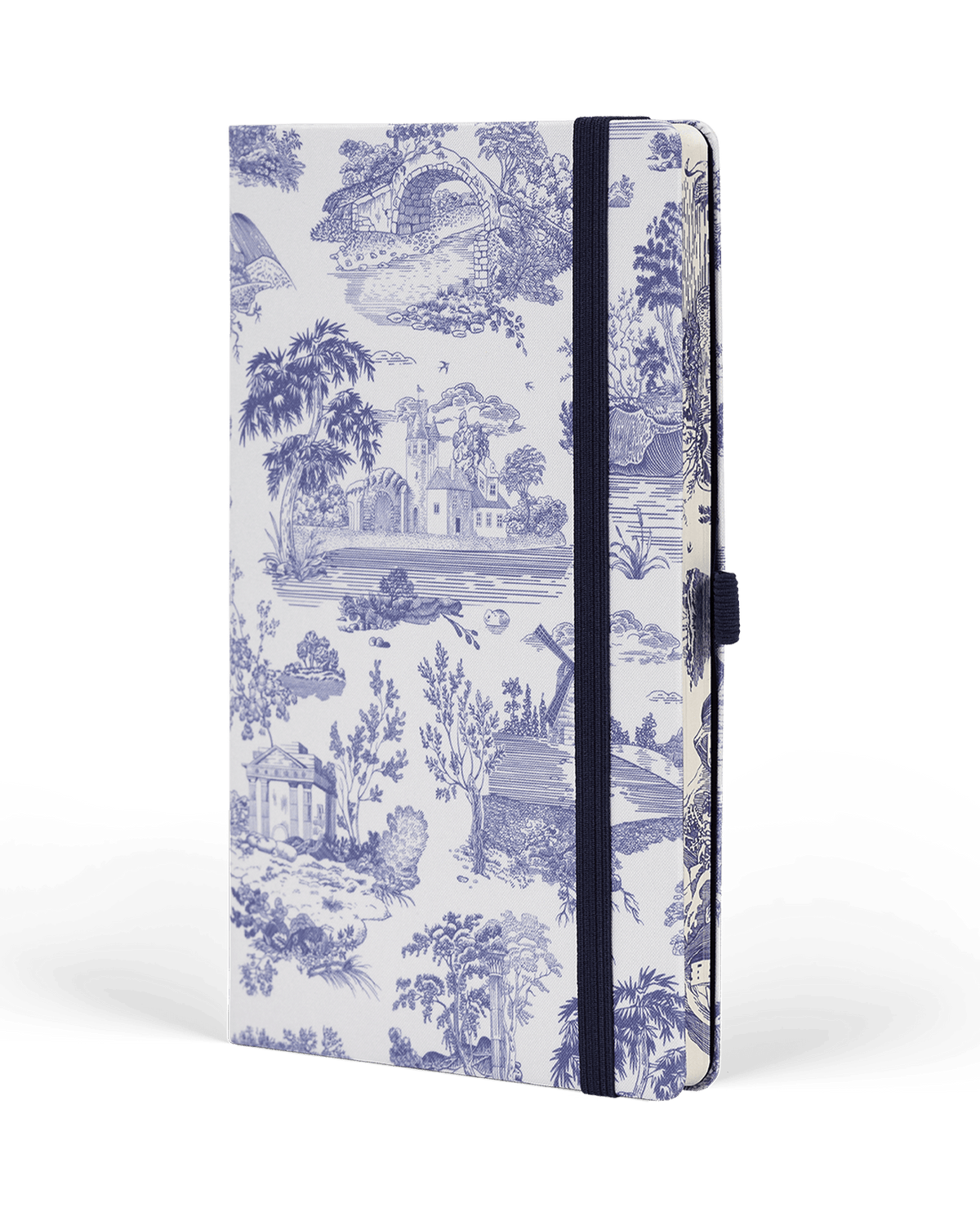 Carnet CASTELLI MILANO Landscapes - 13 x 21 cm - Hardcover - Ligné - Marine Blue - 8056149959862