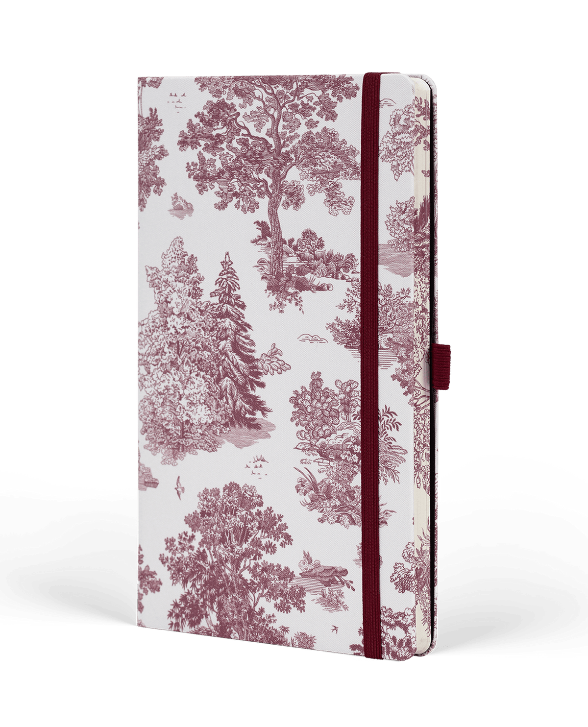Carnet CASTELLI MILANO Landscapes - 13 x 21 cm - Hardcover - Ligné - Rosewood - 8056149959879