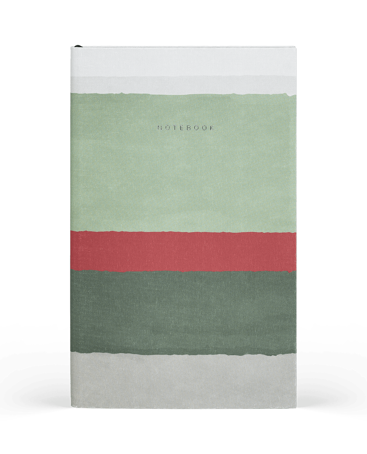 Carnet CASTELLI MILANO Stripes - 19 x 25 cm - Hardcover - Ligné - Sage - 8056149954577