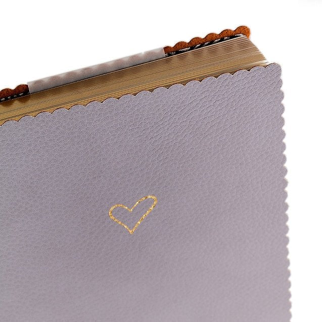 Carnet en cuir végétal ARTEBENE Majoie - A5 - Pointillé - Gris - 240p - 4035461297832