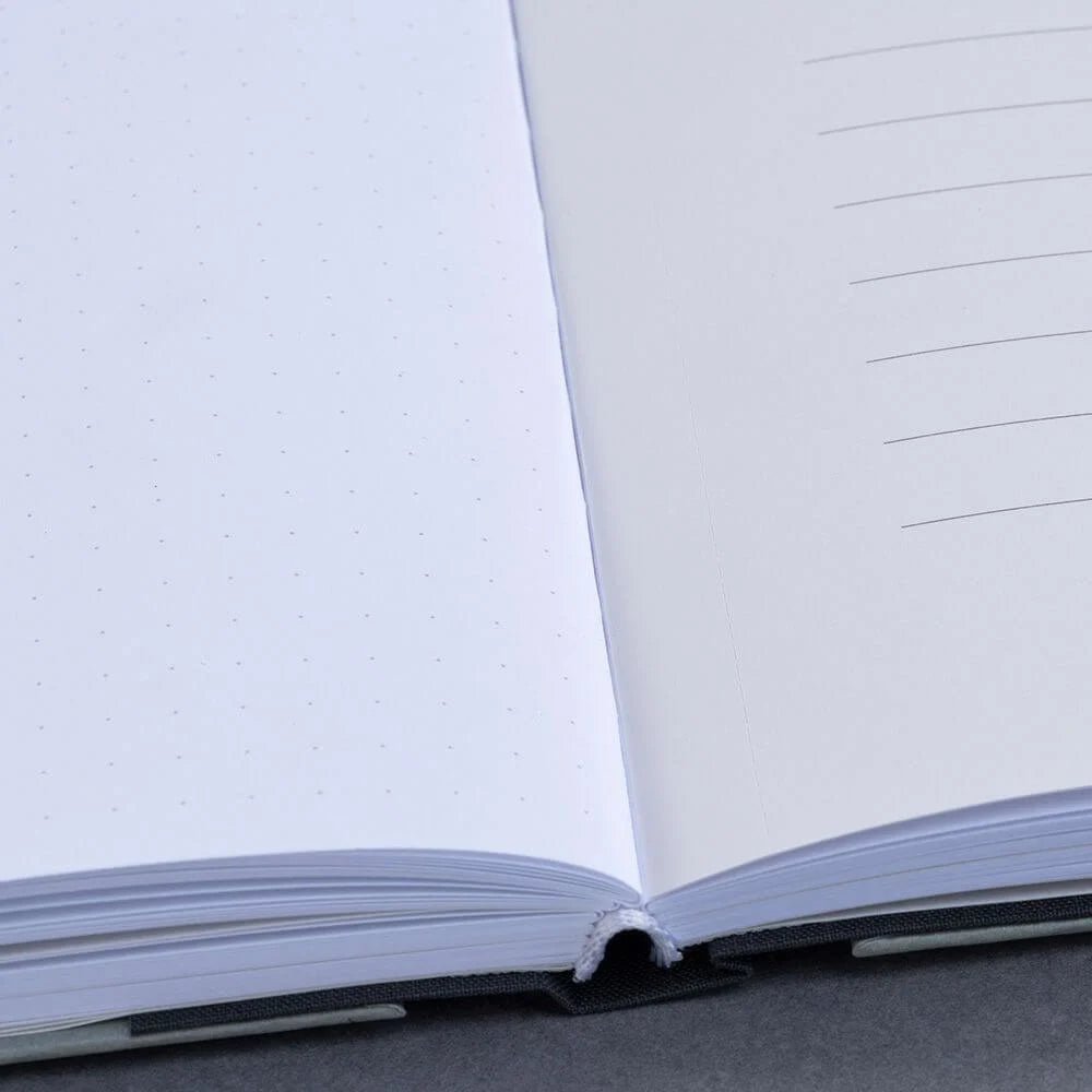 Carnet GMUND Paper Book - Hardcover - B5 - Pointillé - Grey - 4049574039333