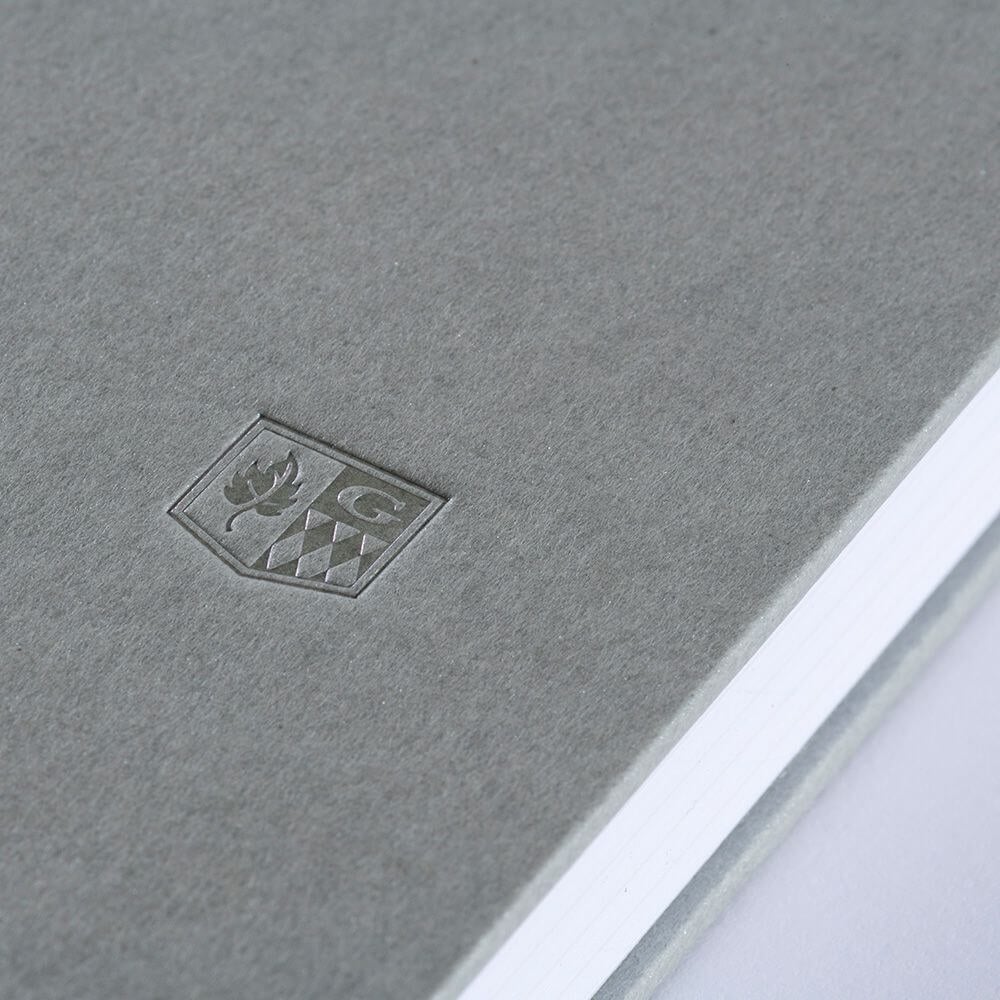 Carnet GMUND Paper Book - Hardcover - B5 - Pointillé - Grey - 4049574039333