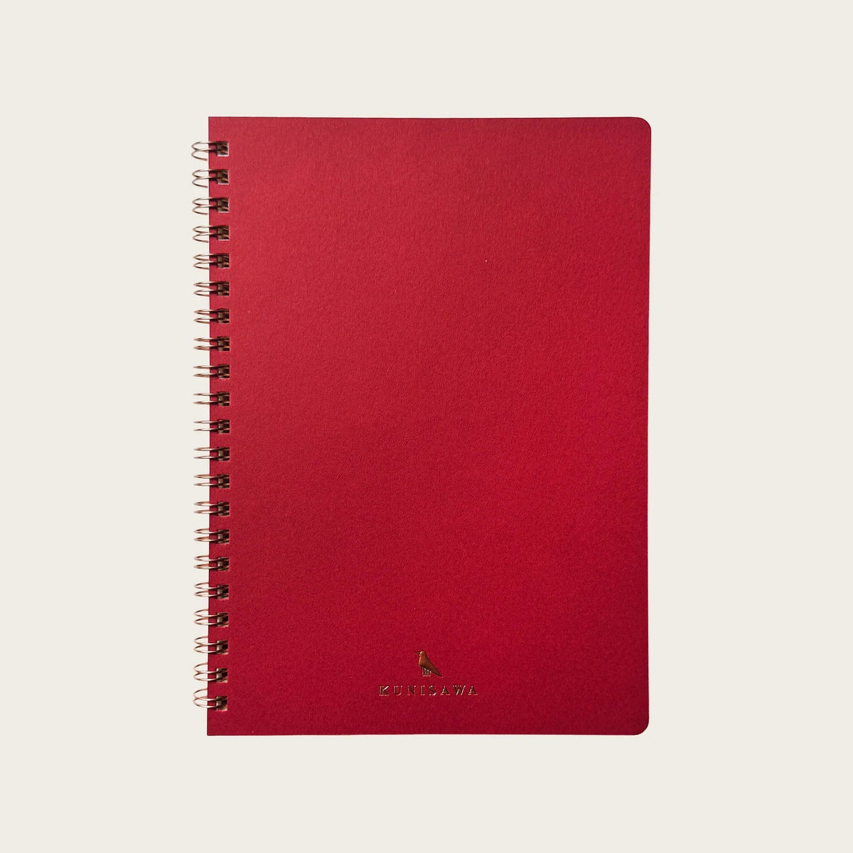 Carnet KUNISAWA Find Ring Note - A5 - Softcover - Quadrillé - Rouge -