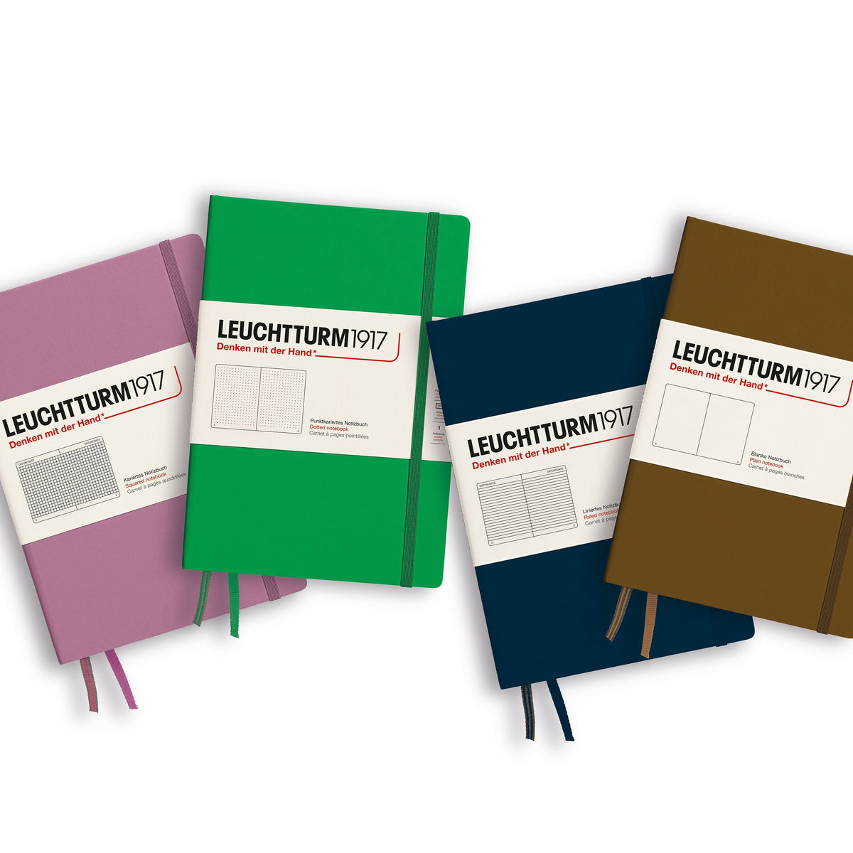 Carnet LEUCHTTURM1917 Classic - A5 - Hardcover - Pointillé - Dusty Rose - 4004117661242