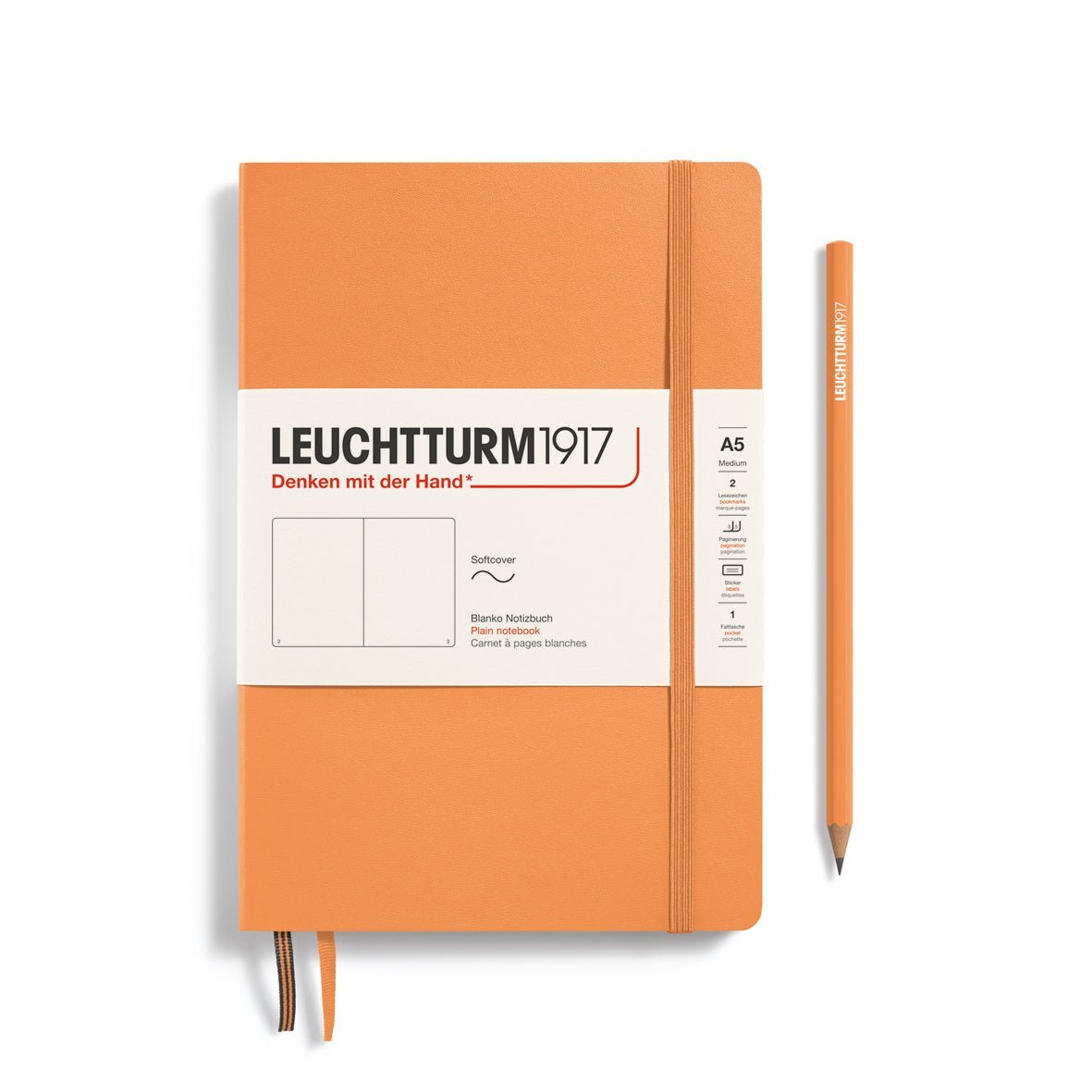 Carnet LEUCHTTURM1917 Classic - A5 - Softcover - Uni - Apricot - 4004117643989