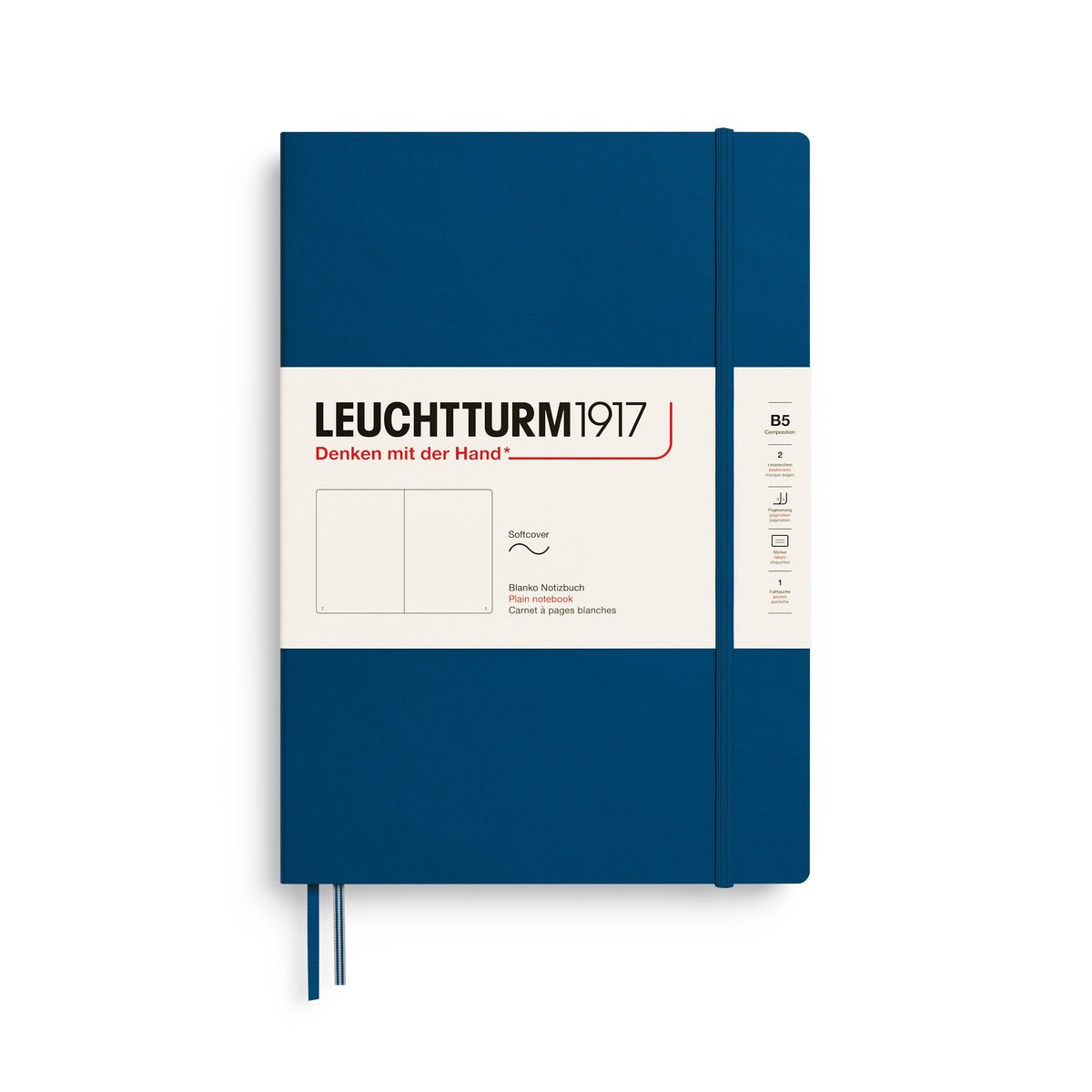 Carnet LEUCHTTURM1917 Classic - B5 - Softcover - Uni - Indigo -
