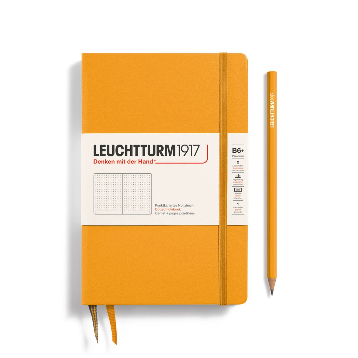 Carnet LEUCHTTURM1917 Classic - B6+ - Hardcover - Pointillé - Rising Sun - 4004117635519