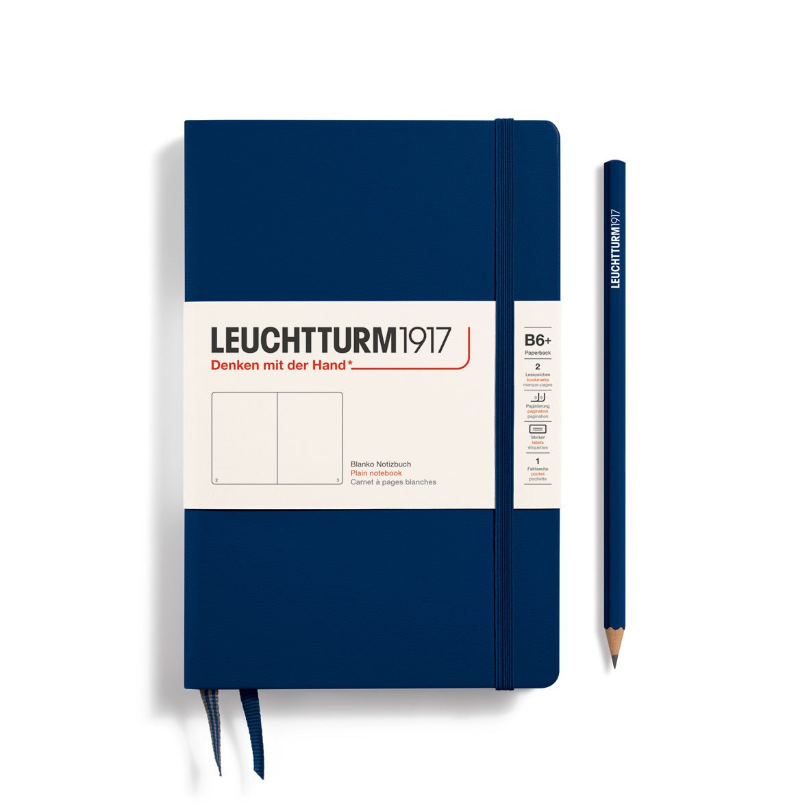 Carnet LEUCHTTURM1917 Classic - B6+ - Hardcover - Uni - Navy - 4004117635625