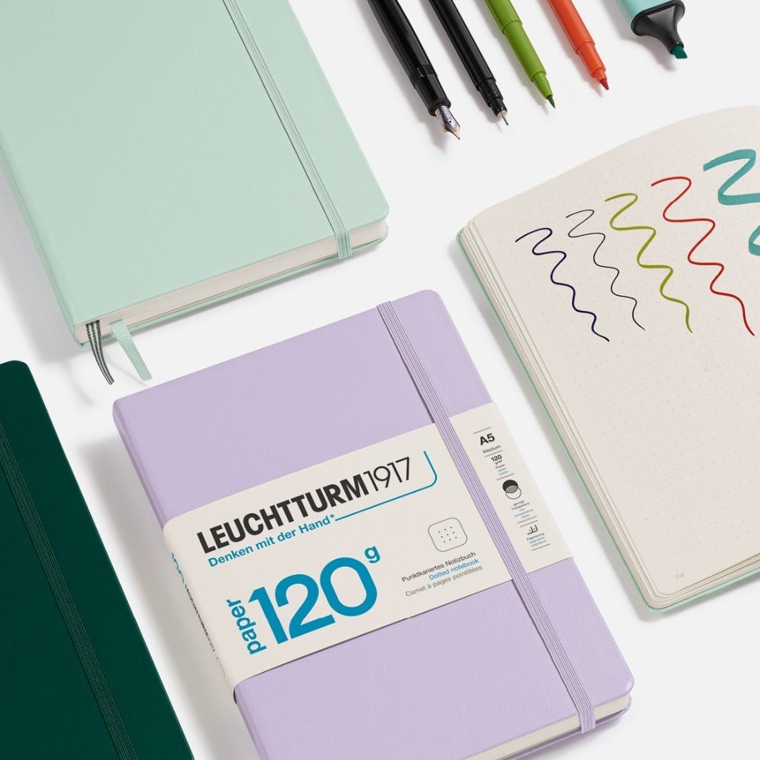 Carnet LEUCHTTURM1917 Edition 120G - A5 - Hardcover - Pointillé - Port Red - 4004117589171