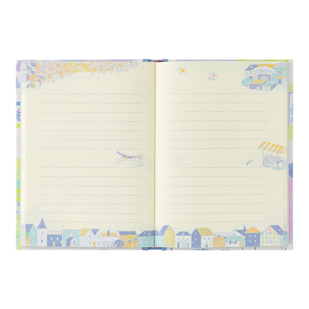 Carnet MIDORI 1 Year Diary Journal - B6 - Village Onirique - 4902805127080