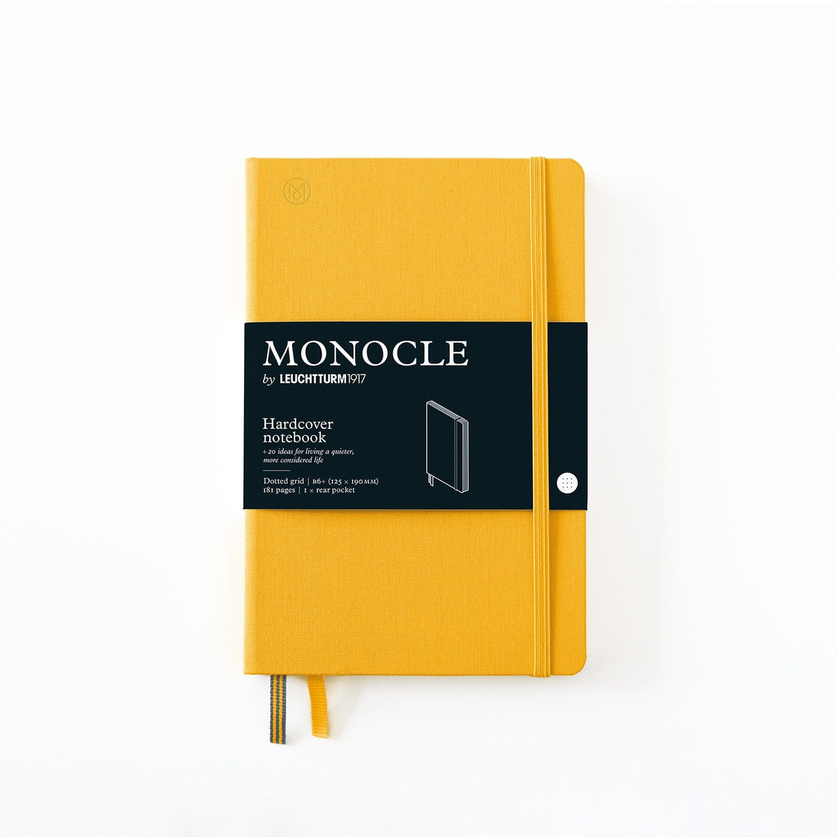 Carnet Monocle by LEUCHTTURM1917 - B6+ - Hardcover - Pointillé - Yellow - 4004117587702