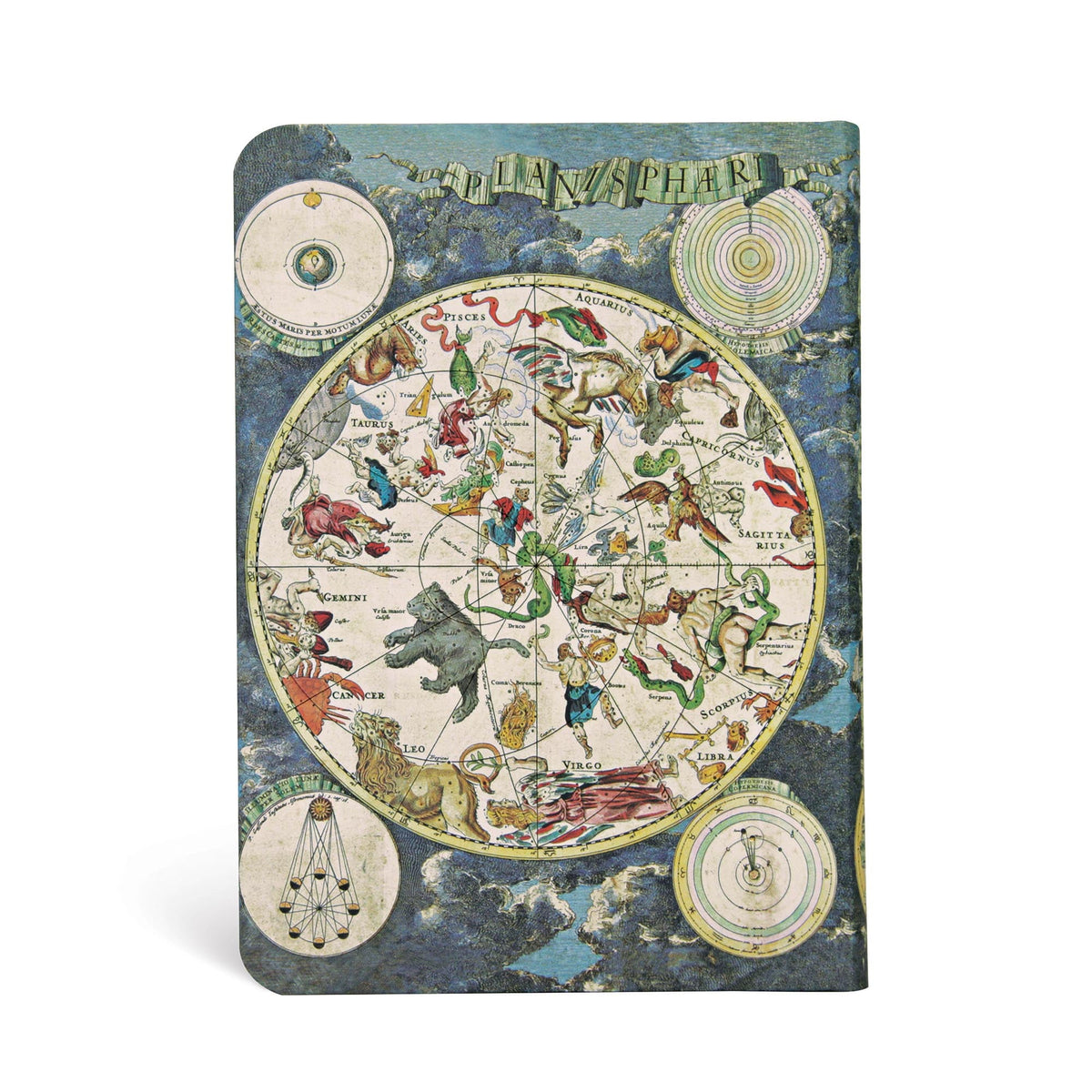 Carnet PAPERBLANKS Planisphère Céleste - Midi - Hardcover - Uni - 176p - 9781439752975