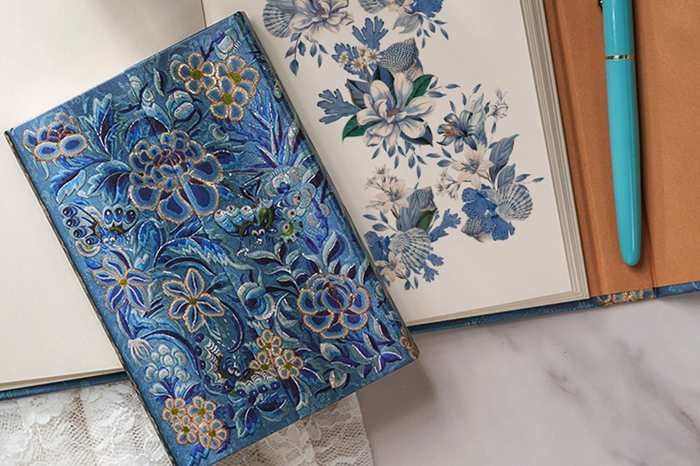 Carnet PAPERBLANKS Saule Bleu - Mini - Hardcover - Ligné - 176p - 9781439798973