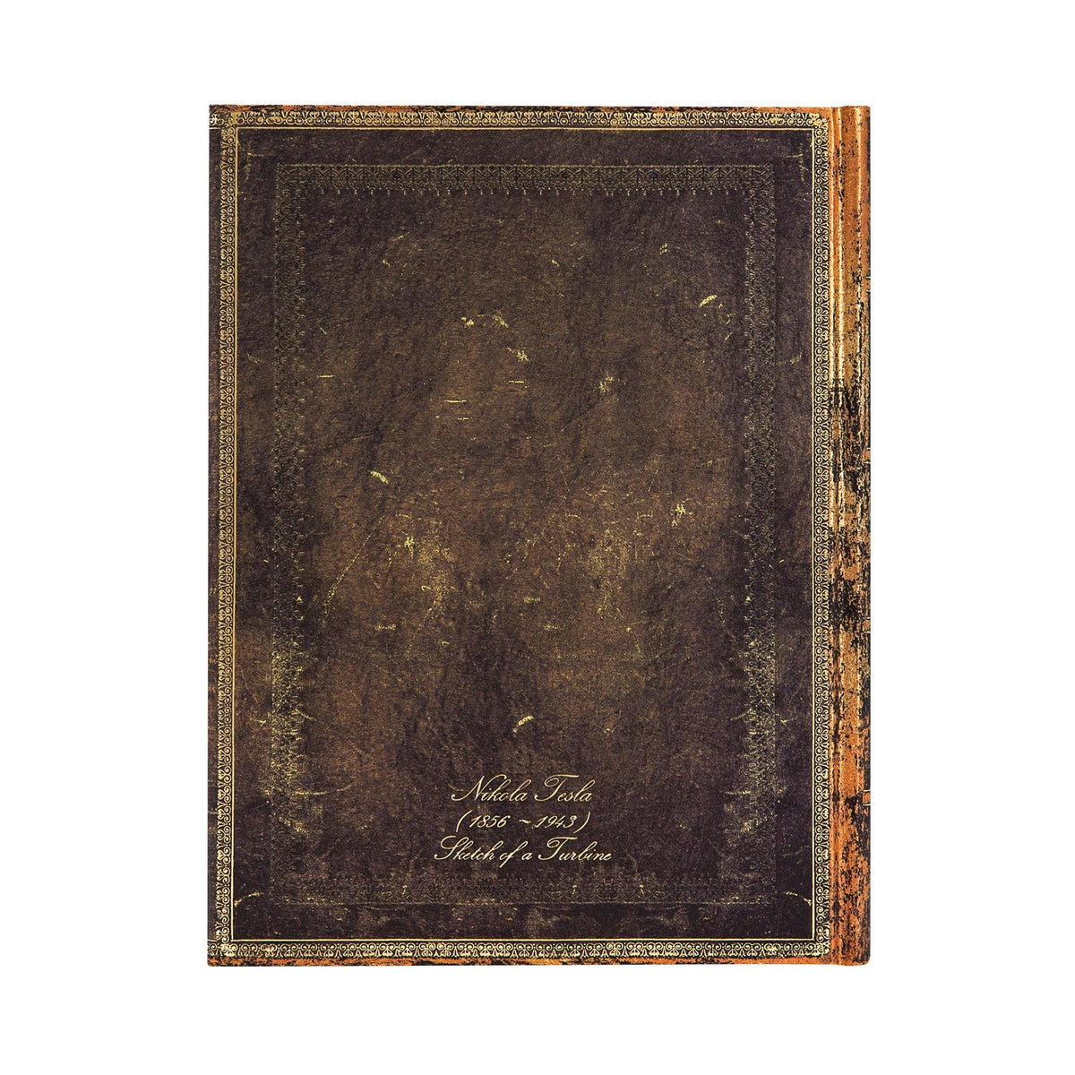 Carnet PAPERBLANKS Tesla, Croquis d'une Turbine - Ultra - Hardcover - Ligné - 144p - 9781439754610