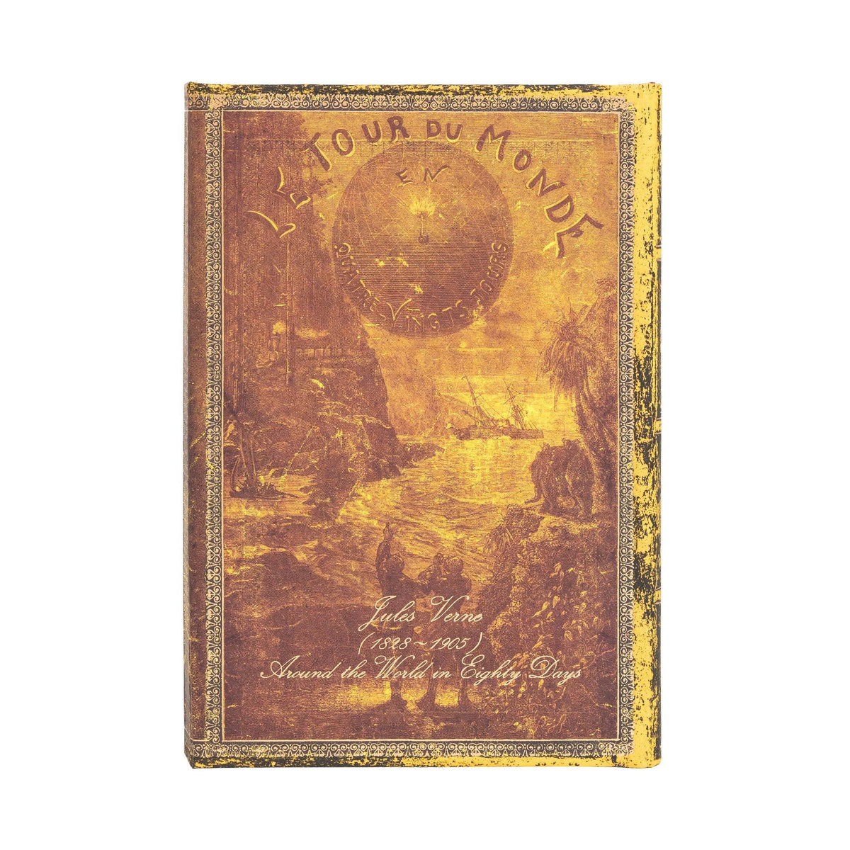 Carnet PAPERBLANKS Verne, Le Tour du Monde - Mini - Hardcover - Uni - 176p - 9781439765005