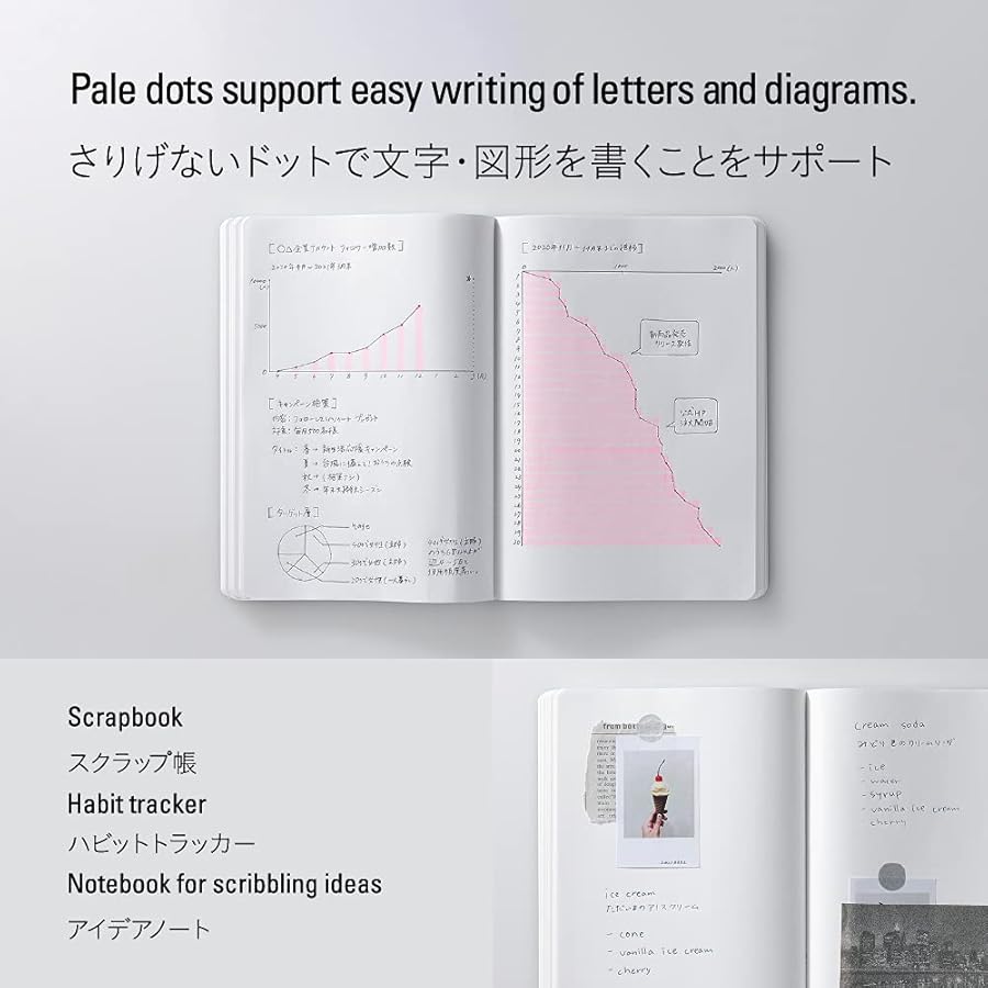 Carnet STÁLOGY 365Days Notebook - A5 - Softcover - Pointillé - Blue - 4904140081492