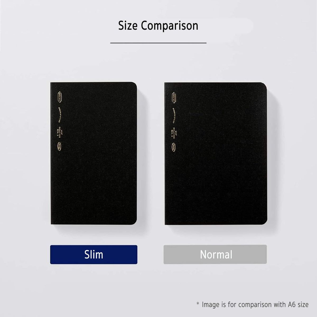 Carnet STÁLOGY 365Days Notebook - A6 Slim - Softcover - Quadrillé - Black - 4904140081850