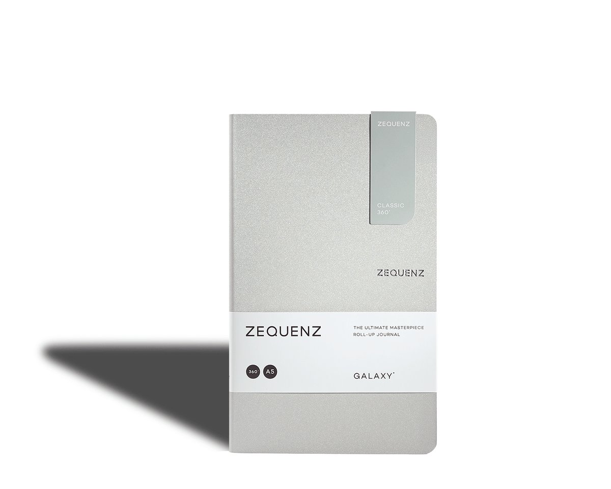 Carnet ZEQUENZ Galaxy - A5 - Quadrillé - Silver Star -