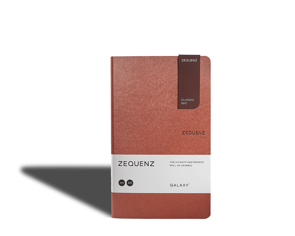 Carnet ZEQUENZ Galaxy - A5 - Quadrillé - Star Flame -