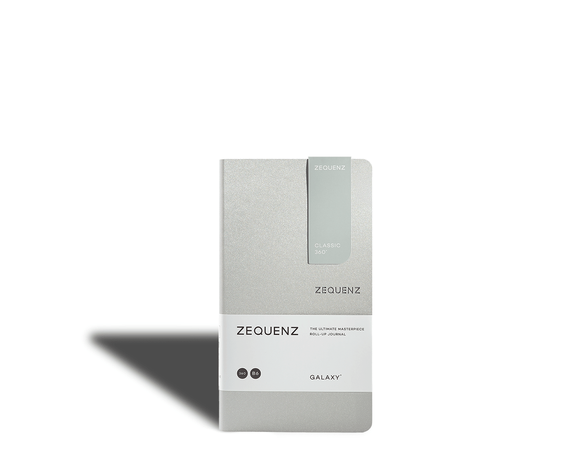 Carnet ZEQUENZ Galaxy - B6 - Uni - Silver Star -