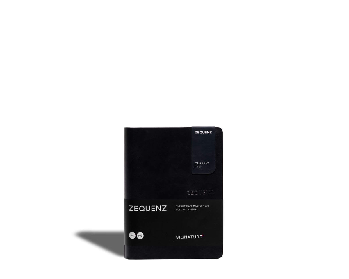 Carnet ZEQUENZ Signature Classic - A6 - Quadrillé - Black - 8859340500211