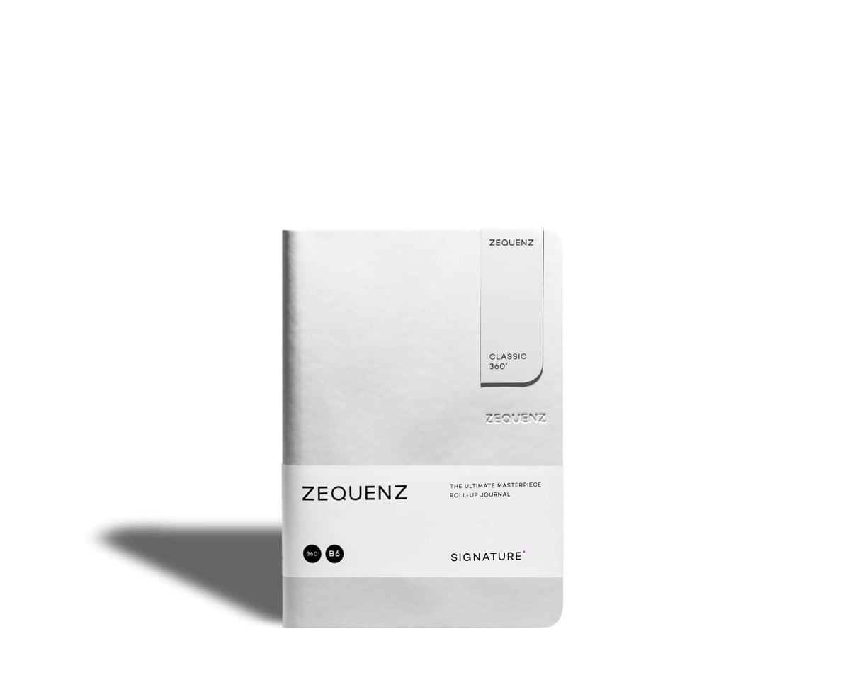 Carnet ZEQUENZ Signature Classic - B6 - Quadrillé - White - 8859340500181
