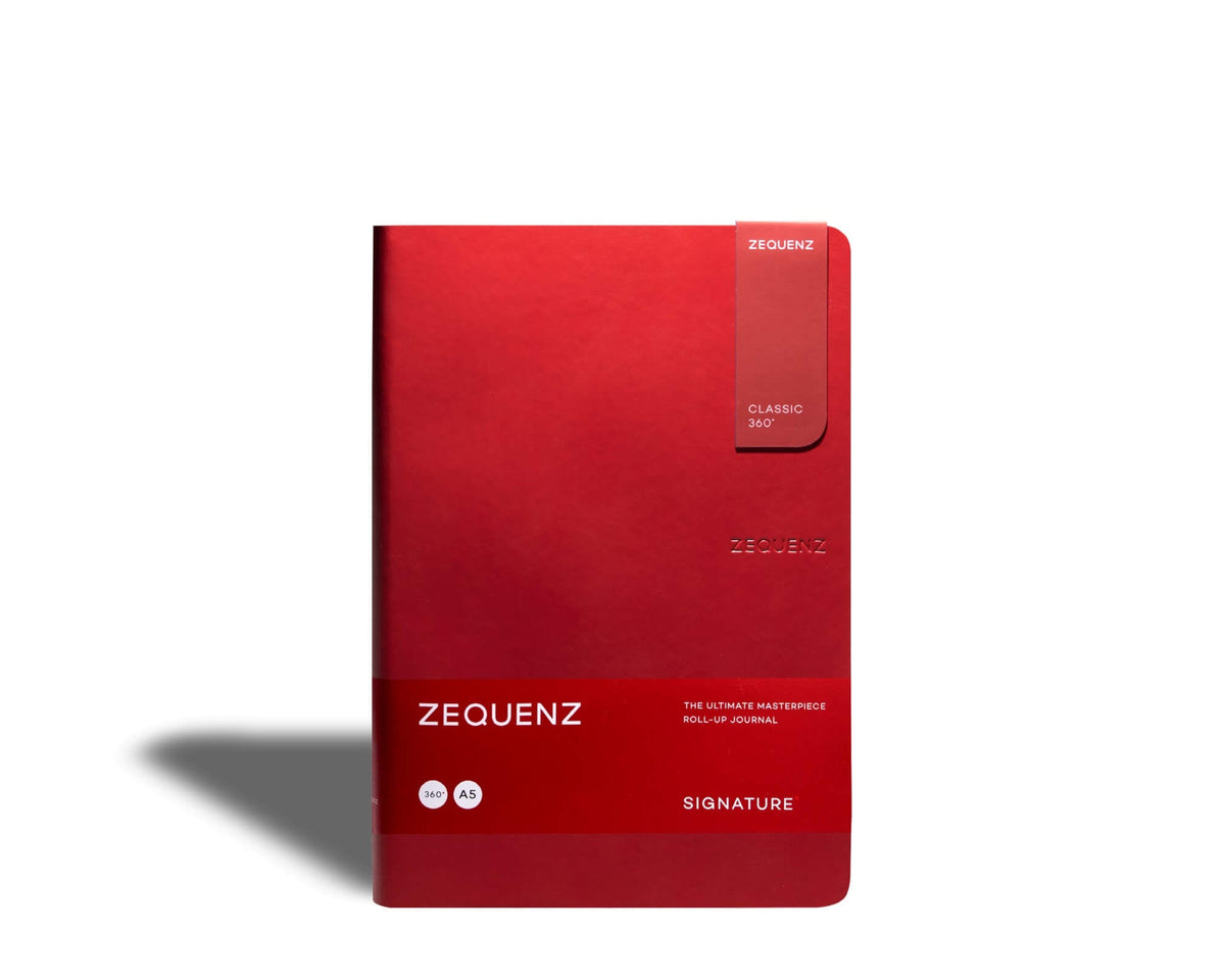 Carnet ZEQUENZ Signature Lite - A5 - Ligné - Red - 8859340500600