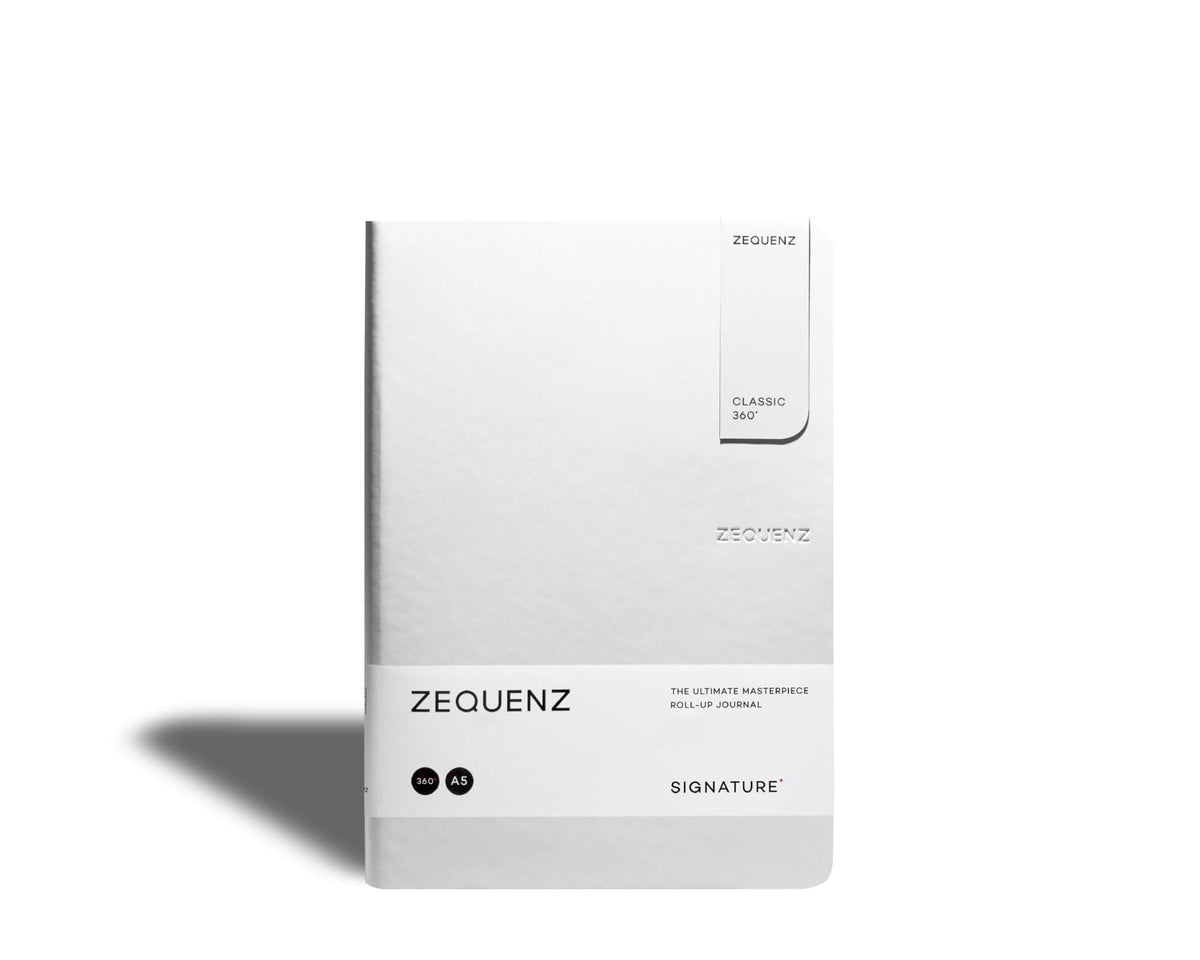 Carnet ZEQUENZ Signature Lite - A5 - Uni - White - 8859340500617