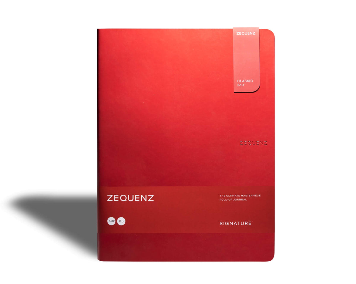Carnet ZEQUENZ Signature Lite - B5 - Quadrillé - Red - 8859340500501