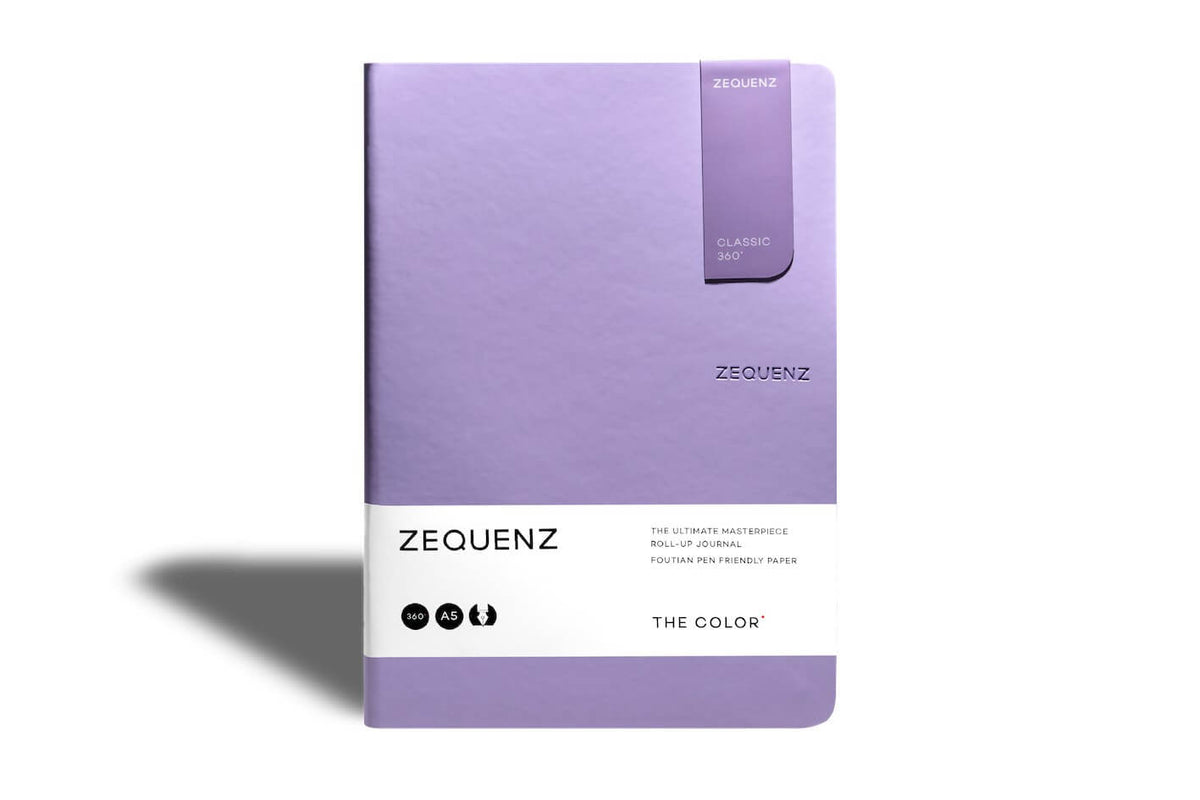 Carnet ZEQUENZ The Color - A5 - Pointillé - Lavender - 8859340517134