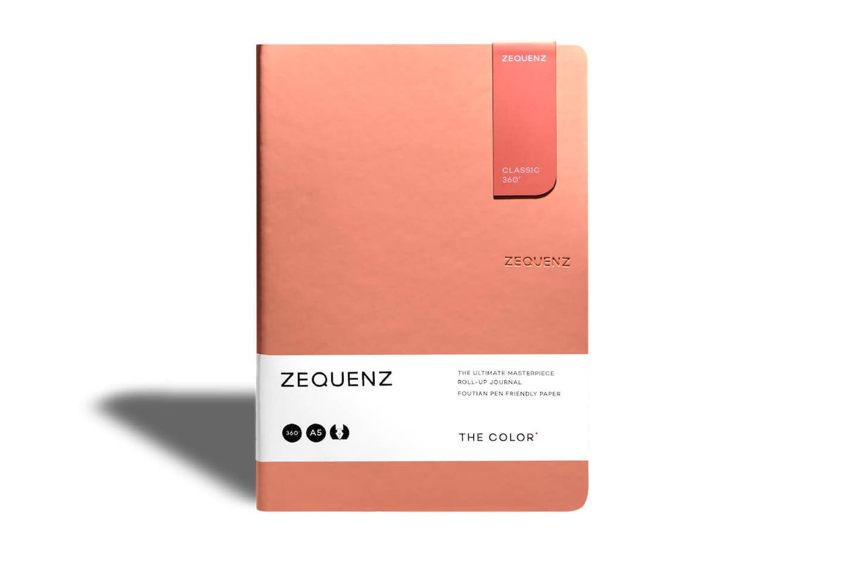 Carnet ZEQUENZ The Color - A5 - Pointillé - Peach - 8859340517172