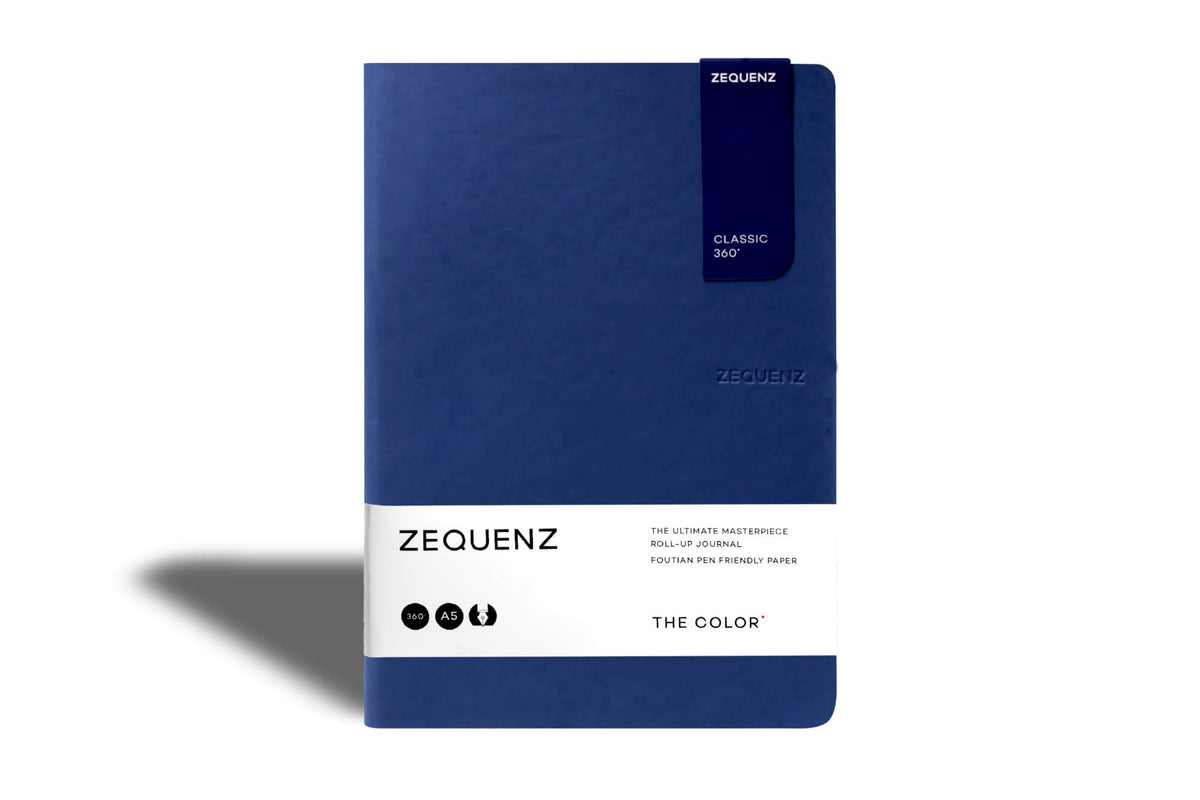 Carnet ZEQUENZ The Color - A5 - Quadrillé - Dark Navy - 8859340512009