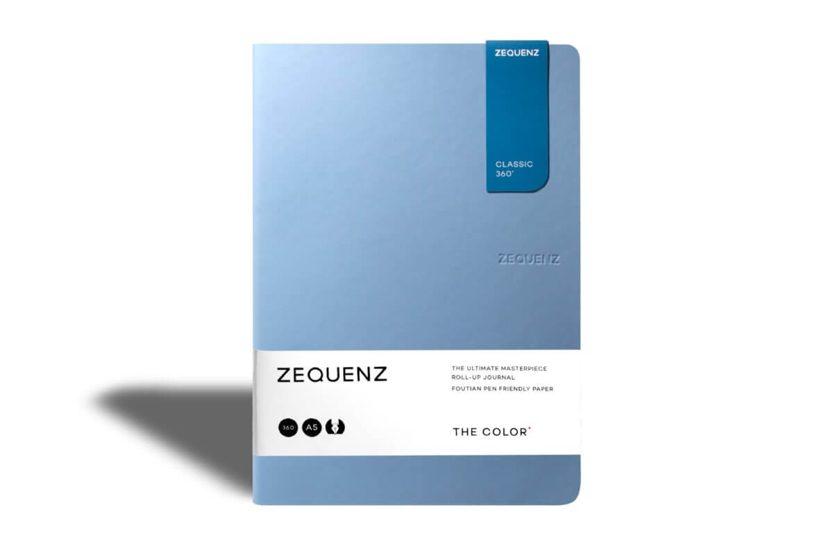Carnet ZEQUENZ The Color - A5 - Quadrillé - Light Blue - 8859340511606