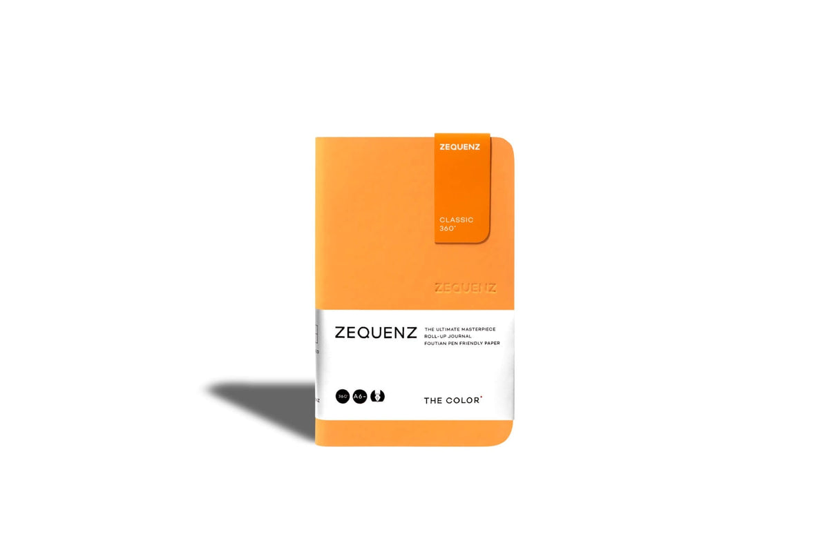 Carnet ZEQUENZ The Color - A6 - Quadrillé - Apricot - 8859340512924