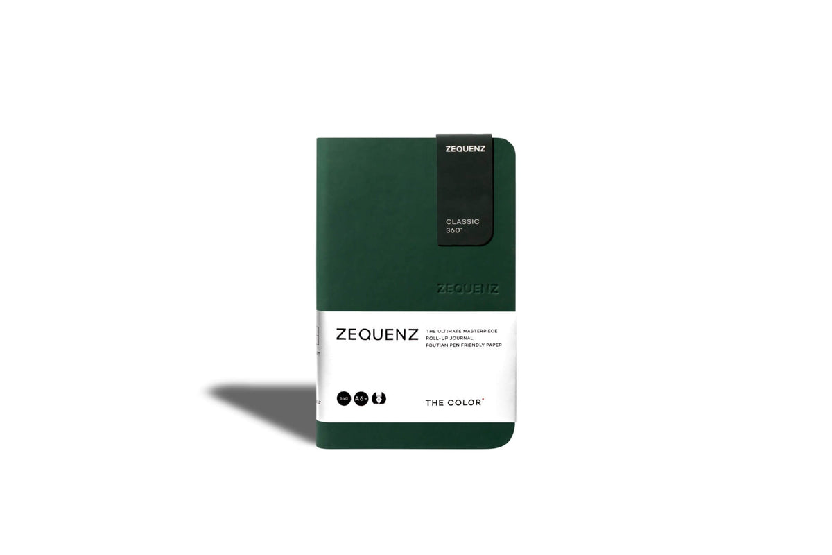 Carnet ZEQUENZ The Color - A6 - Quadrillé - Emerald -