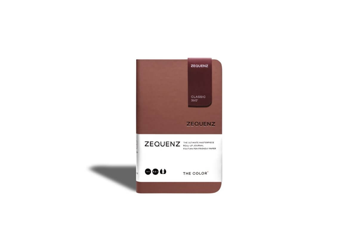 Carnet ZEQUENZ The Color - A6 - Quadrillé - Terra - 8859340517745