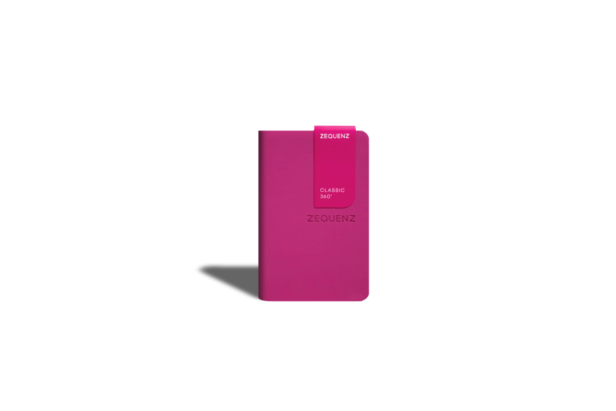 Carnet ZEQUENZ The Color - A7 - Ligné - Magenta - 8859340525023