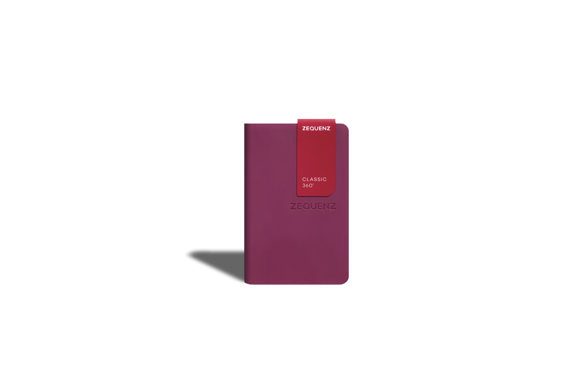 Carnet ZEQUENZ The Color - A7 - Pointillé - Berry -
