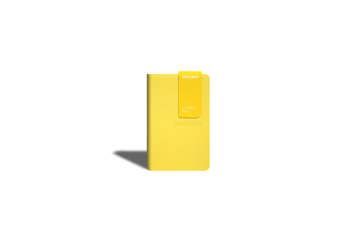 Carnet ZEQUENZ The Color - A7 - Pointillé - Mustard -